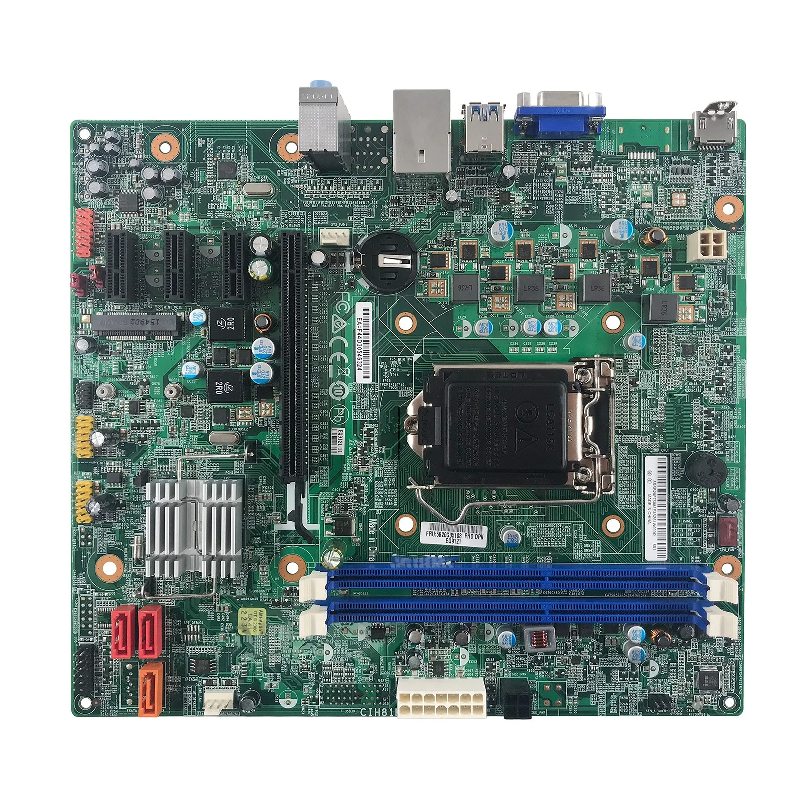 For Lenovo H3050 D5050 G5050 H530S Desktop Motherboard CIH81M H81H3-LM V:1.0 LGA1150 DDR3 5B20G05108 Full Tested