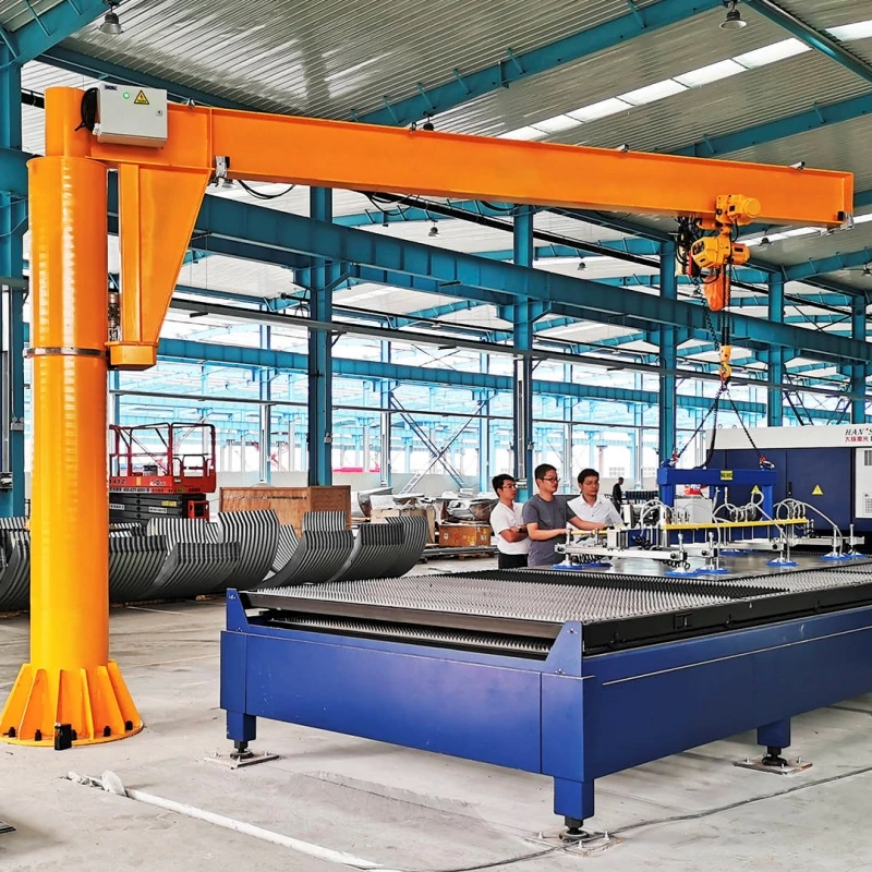 Electric winch bearing jib crane sheet material vacuum 1 ton 2 ton