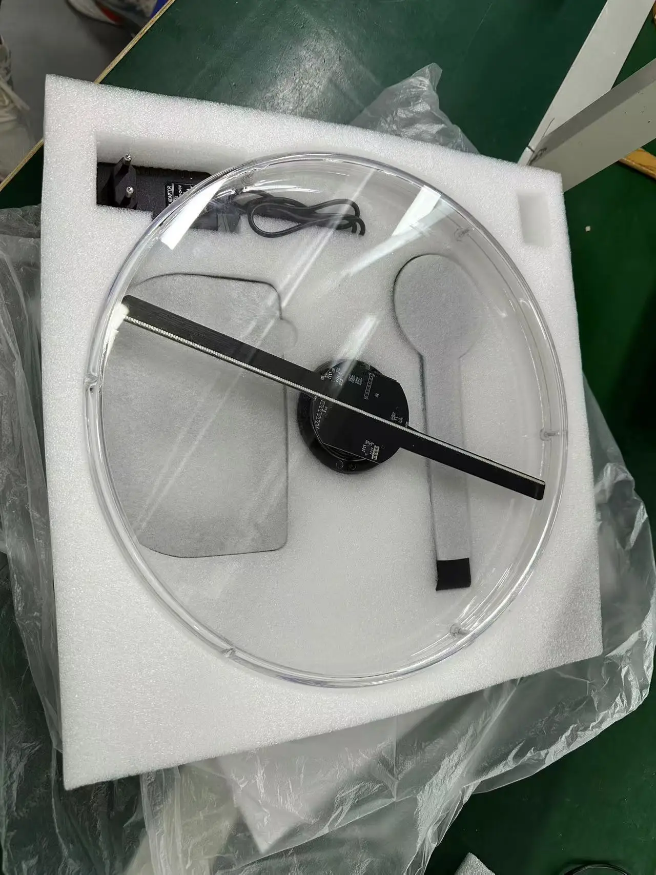 Portable High Quality G224-42 42CM 3d hologram advertising display table 3d hologram fan