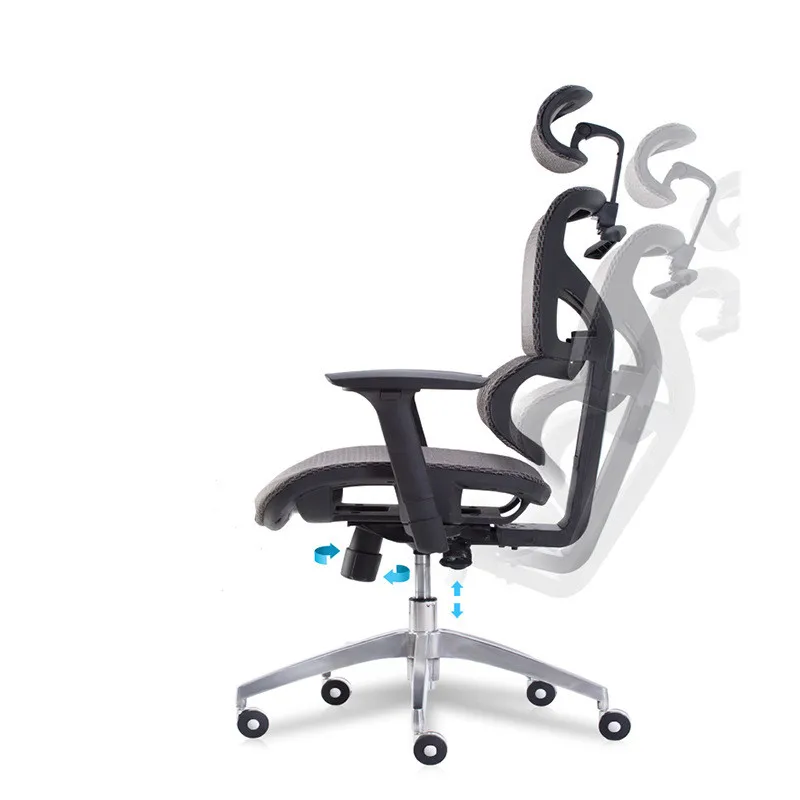 
Aligan high end black ergonomic adjustable back swivel full mesh executive office chair 