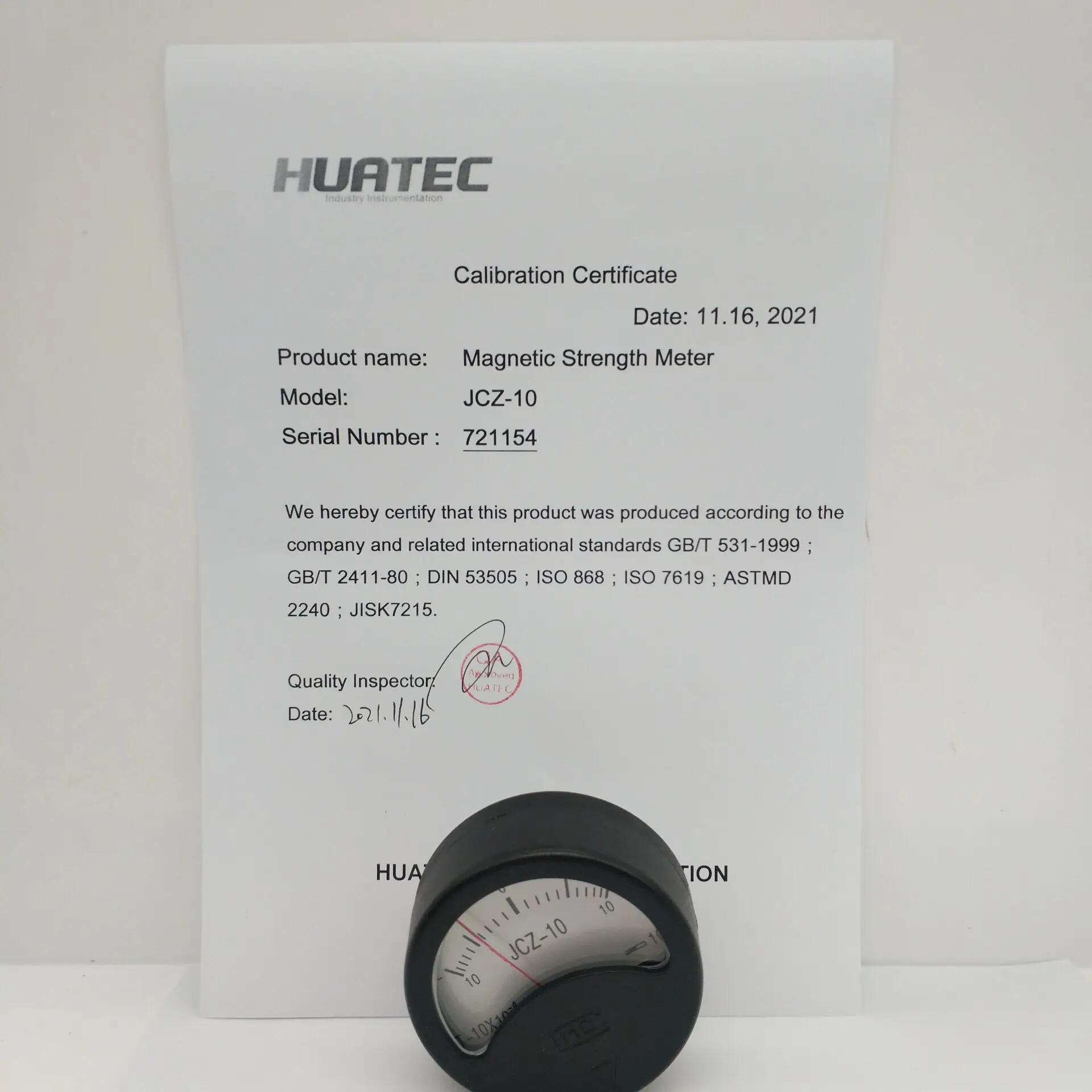 JCZ-10 0-10Gs Magnetometer Magnetic strength meter Gauss meter