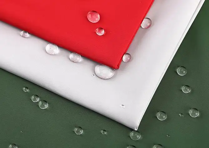 Professional Standard 240t Polyester Dewspo Fabric Waterproof Milky PU Coated Outdoor Material Clothing 100% Polyester Dresses