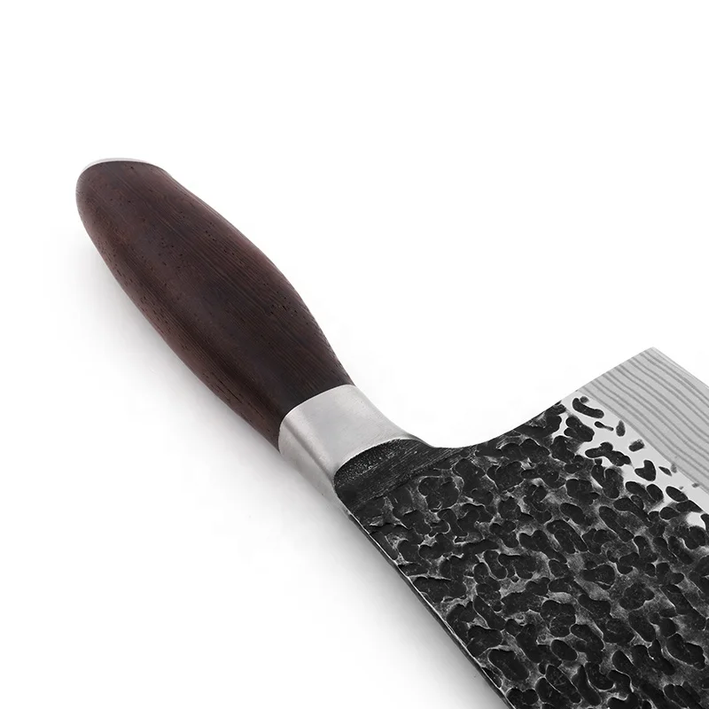 kitchen knives High Quality Stainless steel kitchenware hand forged knife accessories Cleaver knife with Damascus pattern