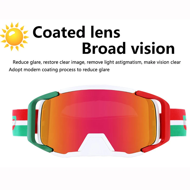 outdoor antidust sport motorcycle dirt bike goggles windproof snow retro motocross goggles