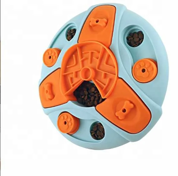 2023 Hot Sell Pet IQ Training Puzzle Feeder Toys Reduce Pet Anxiety Interactive Treat Slow Feeder