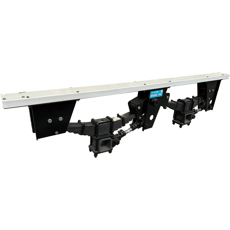 Wholesale high quality trailer whole set suspension with axle with leaf spring