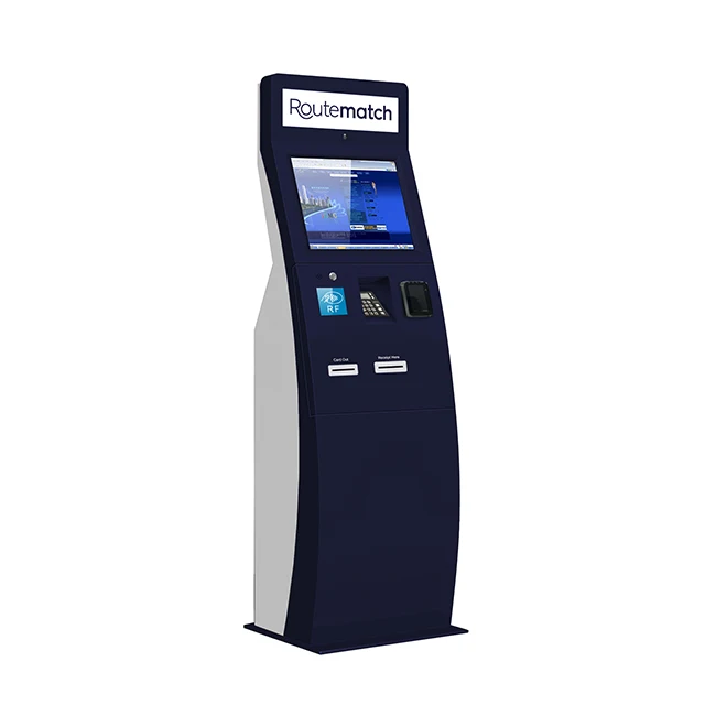 Free-Standing Self Service Touch Screen Kiosk Self information check  Bill Payment Kiosk with card reader