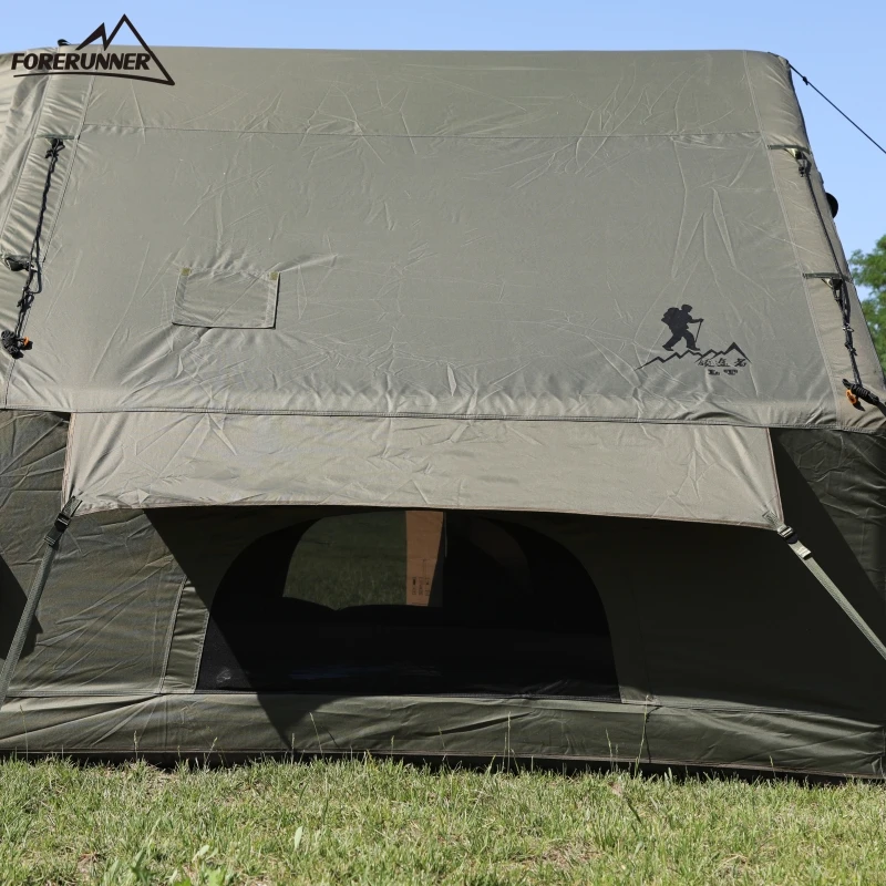 Forerunner  Waterproof Oxford Hiking Air Tube Family Camping Tent Large Camp Base air pole tent