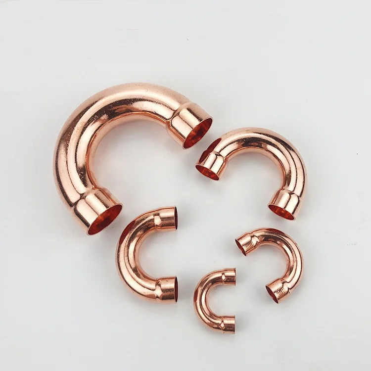 Welding Copper Pipe Fittings cxc 180 Degree Copper Elbow