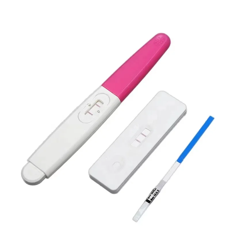 Home Use HCG Pregnancy Test Kit Strip Rapid Disposable Test Manual Source Made of Plastic