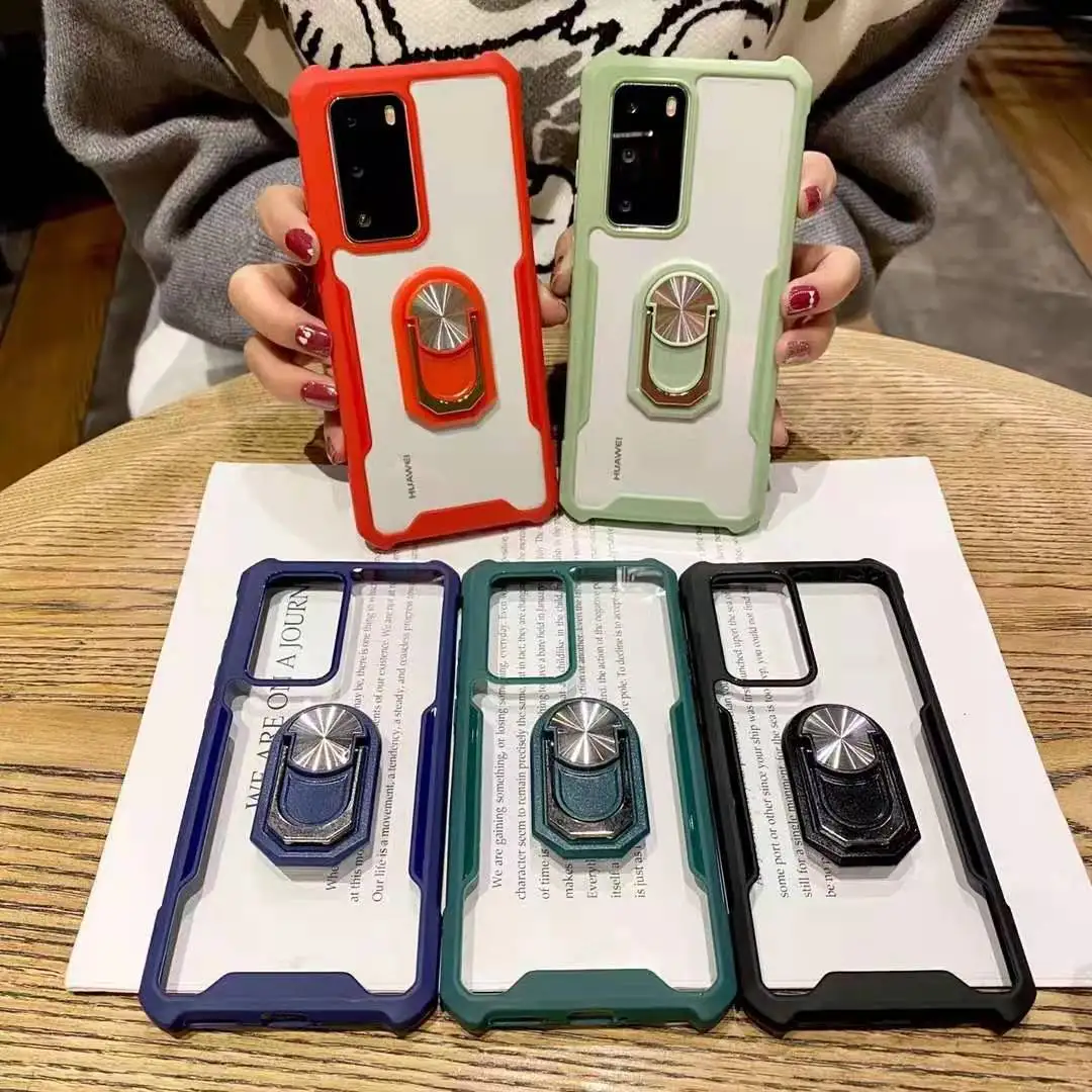 
Clear Acrylic Anti-Scratch Shock Absorption Back Cover with Reinforced Corners For Samsung Galaxy S21 A12 A32 A52 A72 Case 