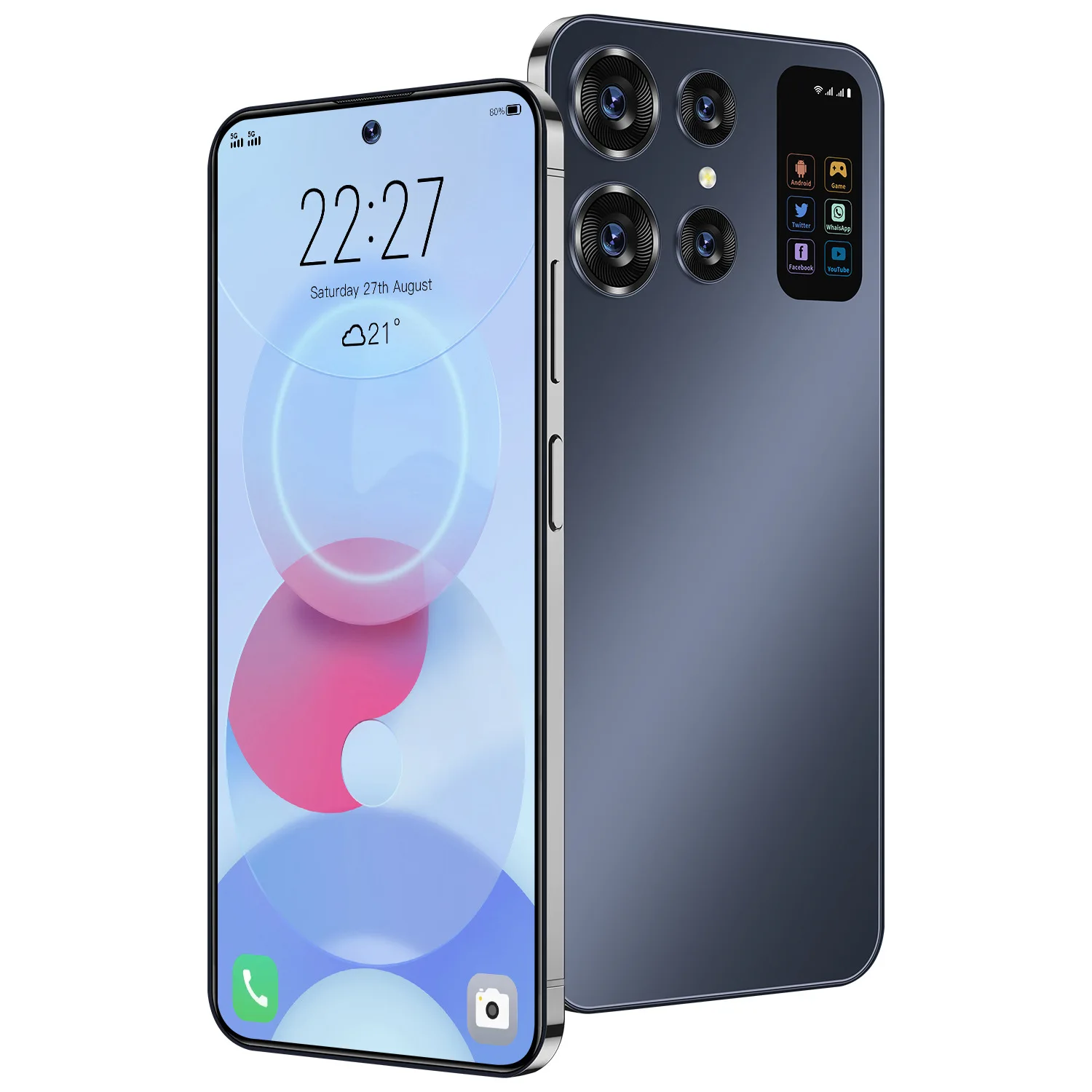 S24 Ultra Android Smartphone 16GB+512GB 6000mAh Qualcomm Dual Card 3G 4G Unlocked Mobile Phone 108MP Rear 48MP Front 120Hz