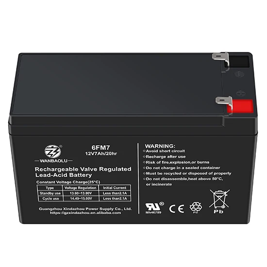 Solar Photovoltaic Energy Storage Battery 12V7 AH Lead Acid Batteries Packs