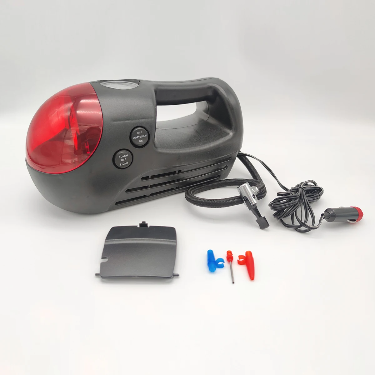 Portable electric mini tire inflator air compressor car auto pump video air pump tire inflator for bike suv truck DC 12v