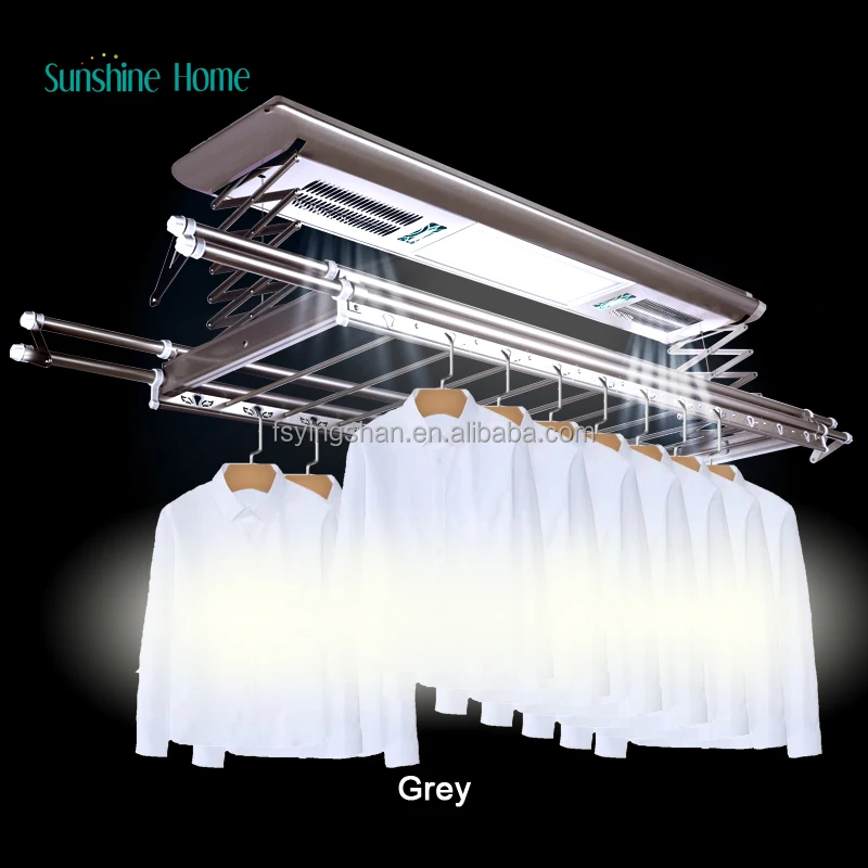 Smart Rack Energy-Saving Automatic Aluminum Alloy Clothes Hanger Multi-Functional Heated Drying Rack Home Use  Balcony