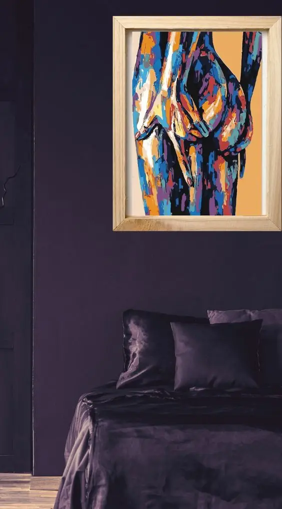 New Custom Abstract Painting Figure Portrait Paintings By Numbers Couples Women Oil Nude Painting By Numbers For Adults