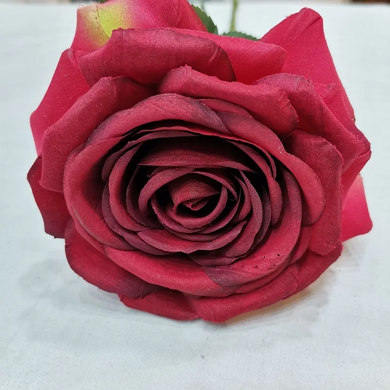 Senmasine Single Real Touch fake Roses Bulk Floral Artificial Flower Silk Large Flores Rose For Home Decoration