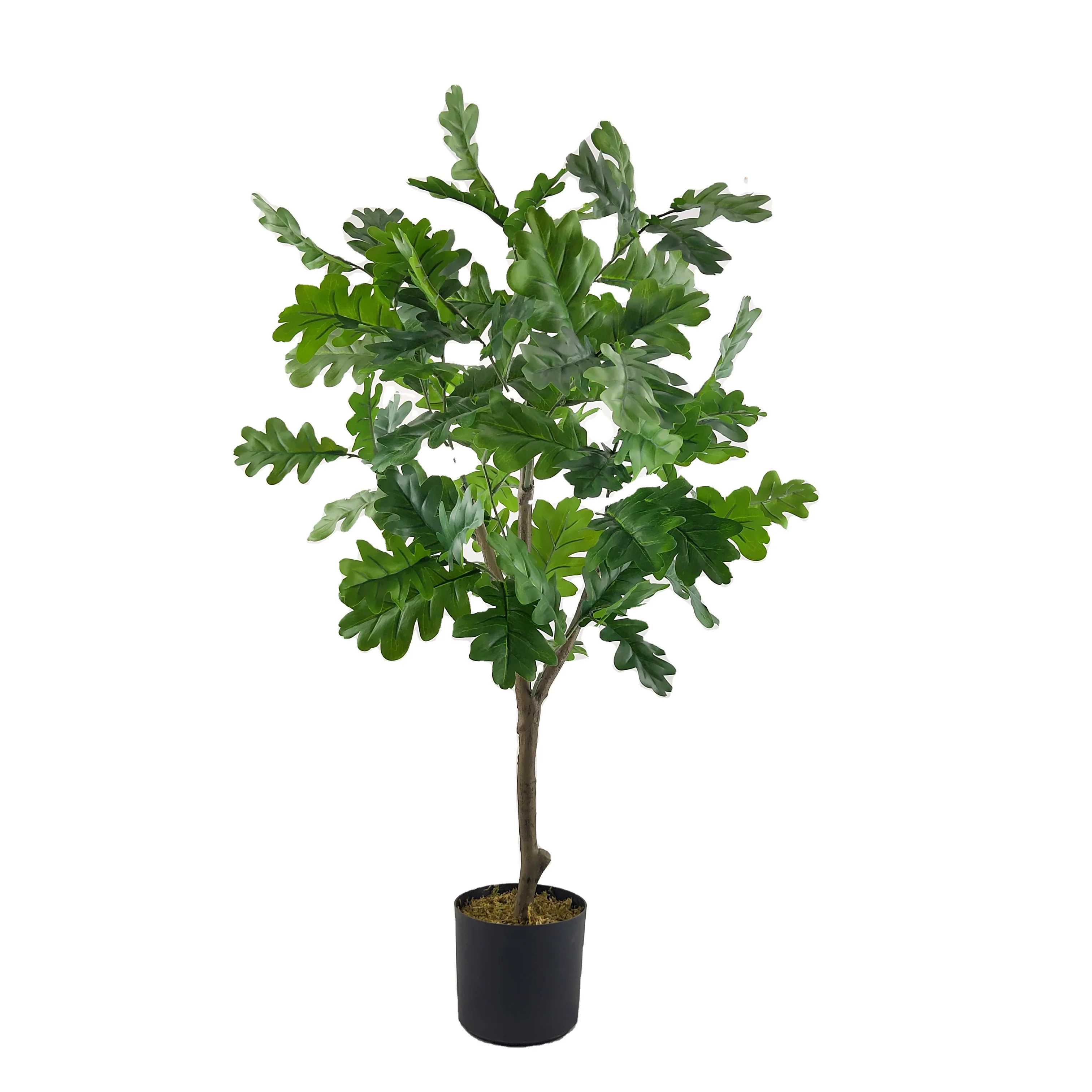 Artificial plant Nordic living room green plant decoration large leaf indoor potted decoration landscaping potted plastic tree