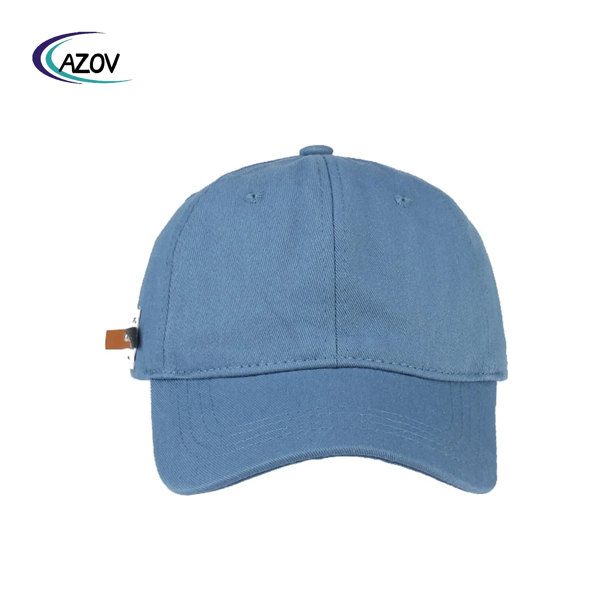 Fashion Retro All-Match English Small Leather Tag Baseball Cap Casual Curved Brim Peaked Cap Soft Top Net Red Sun Hat