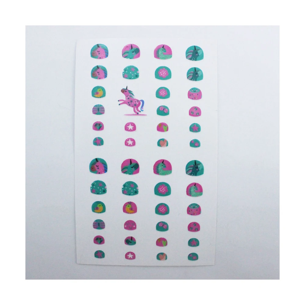 Free Sample Customized Nail Art Stickers For Kids