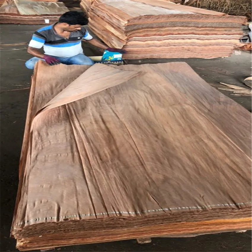 Rotary Cut Technics and Natural Gurjan Wood Veneer