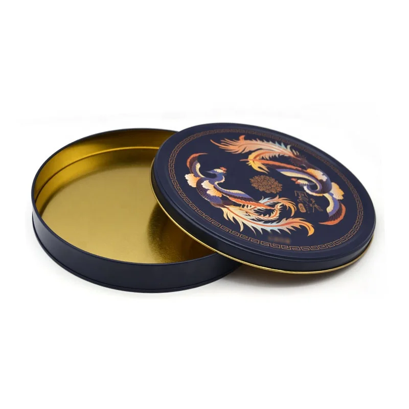Guangzhou 15 Years Tea Tins Manufacturers Popular Round metal Tea Coffee Spice Saffron Tin Box