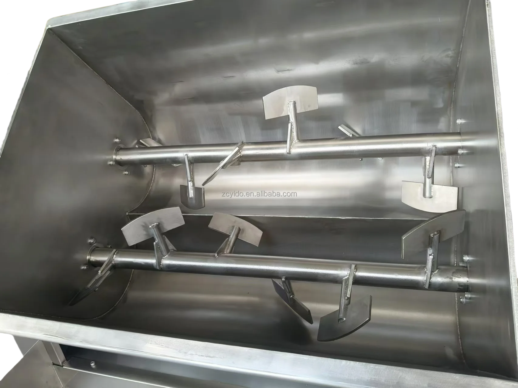 Commercial Electric Meat Sausage Mixer Vegetable Stuffing Mixing Machine 300L Vacuum Meat Mixer meat processing equipment