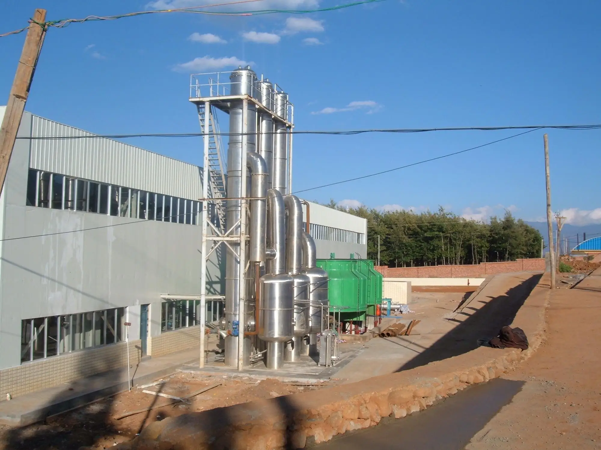 
single effect fruit juice vacuum concentration evaporation machine/multiple effect evaporator 