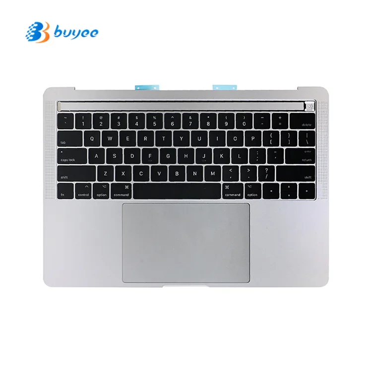 Ноутбук серебристый A1706 Topcase в сборе для MacBook Pro 15 дюймов 2016 подставка для рук + английская клавиатура + трекпад + Подсветка
