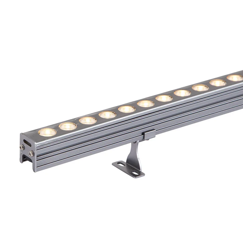 Ip66 Warm White Building Facade Light Bar 24w Led Wall Wash Outdoor Lighting