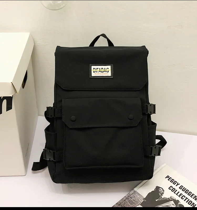 Schoolbag Fashion Trend Wild Ins Korean Version Student Backpack Unisex Large Capacity Breathable Backpack Wholesale