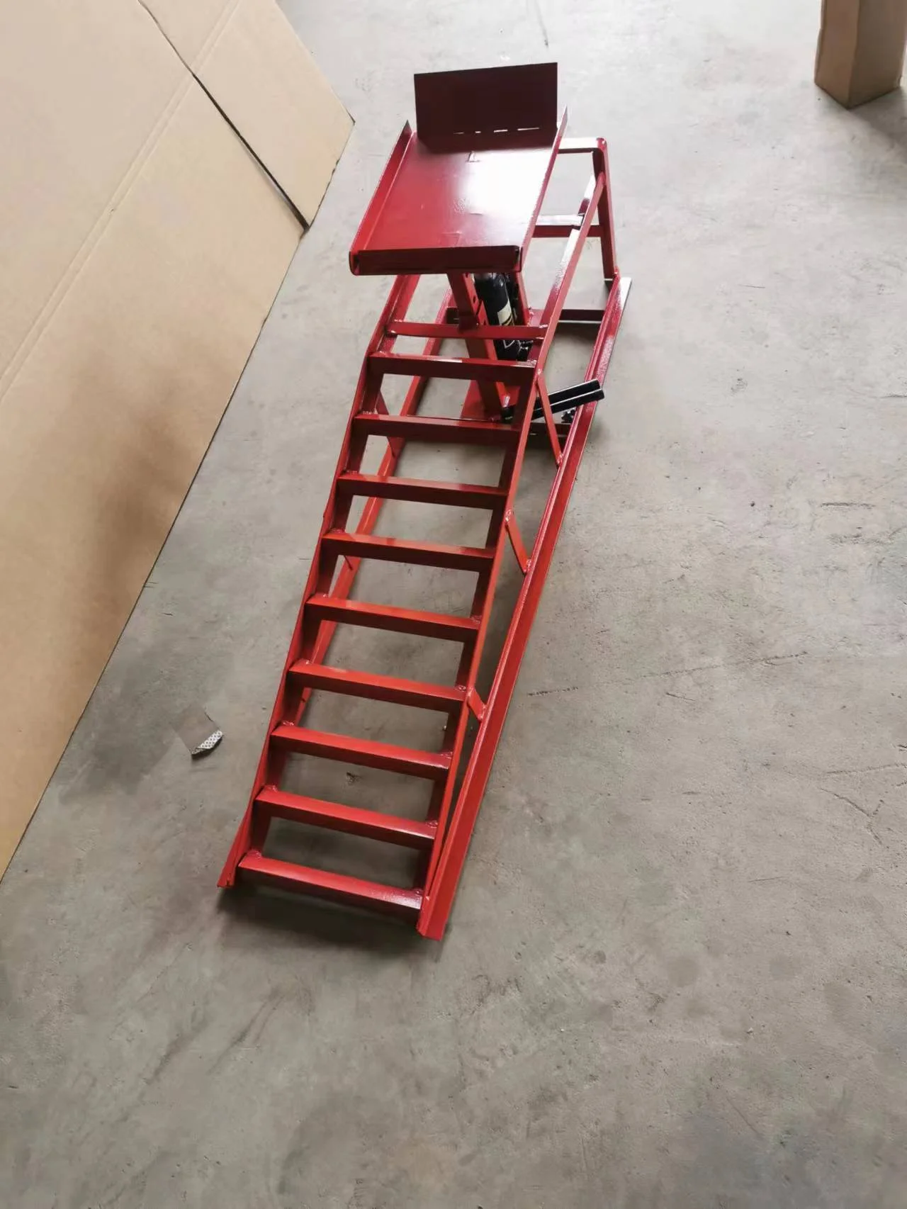 Car Repairing Ramps Auto Lift Oil Changer Bracket Maintenance Chassis Elevation Bracket 2 Tons Hydraulic Maintenance Ramp