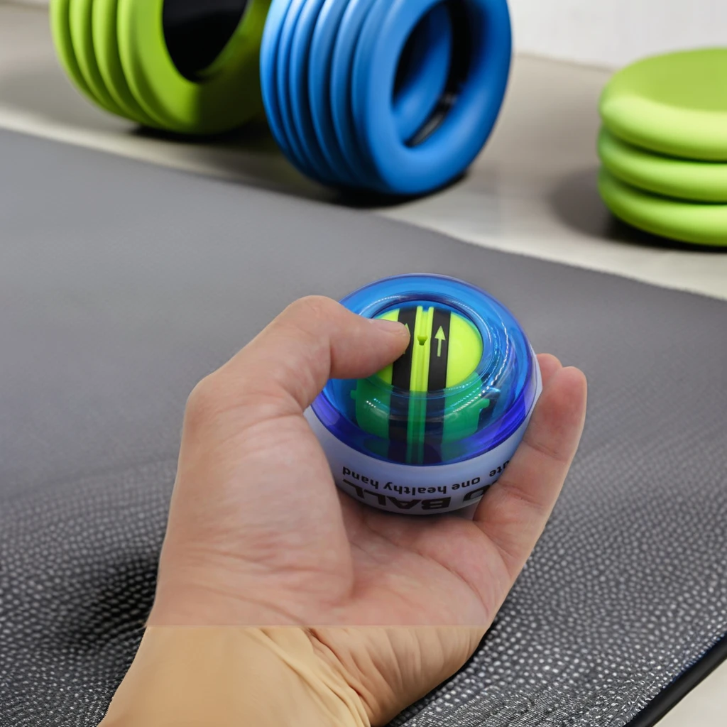 Original Auto-Start Magic Wrist Trainer Portable Power Grip Ball with Gyroscope Speed Meter for Strengthening Arms
