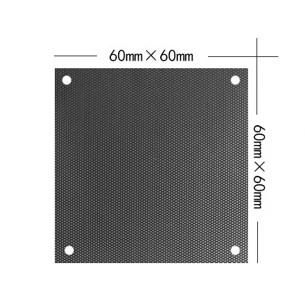 120 mm Dust Filter Computer Fan Filter Cooler PVC Black Dustproof Case Cover Mesh