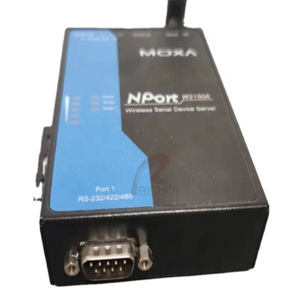 Промышленный Ethernet-коммутатор MOXA, NPort W2150A RS232 422 485, последовательный порт сервера в наличии