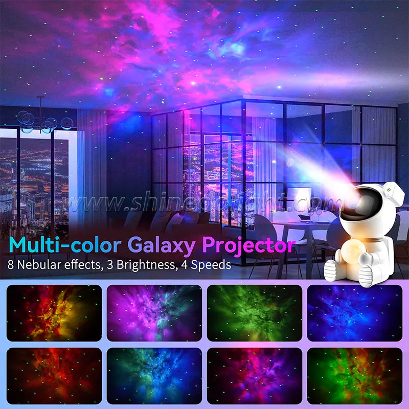 Galaxy Star проектор светодиодный ночник звездное небо астронавт лампа для украшения спальни дома декоративные подарки детей