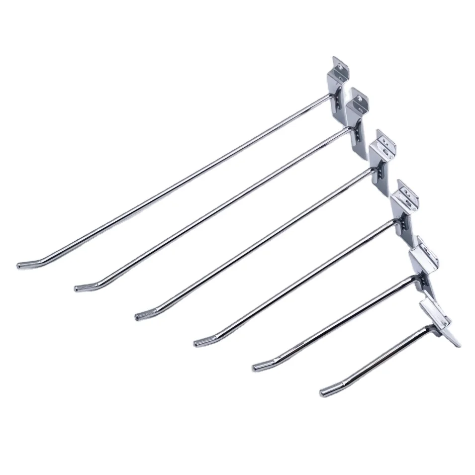 Used Peg Board Slatwall Hook with Triangle Bracket Displayed in All Major Shopping Malls