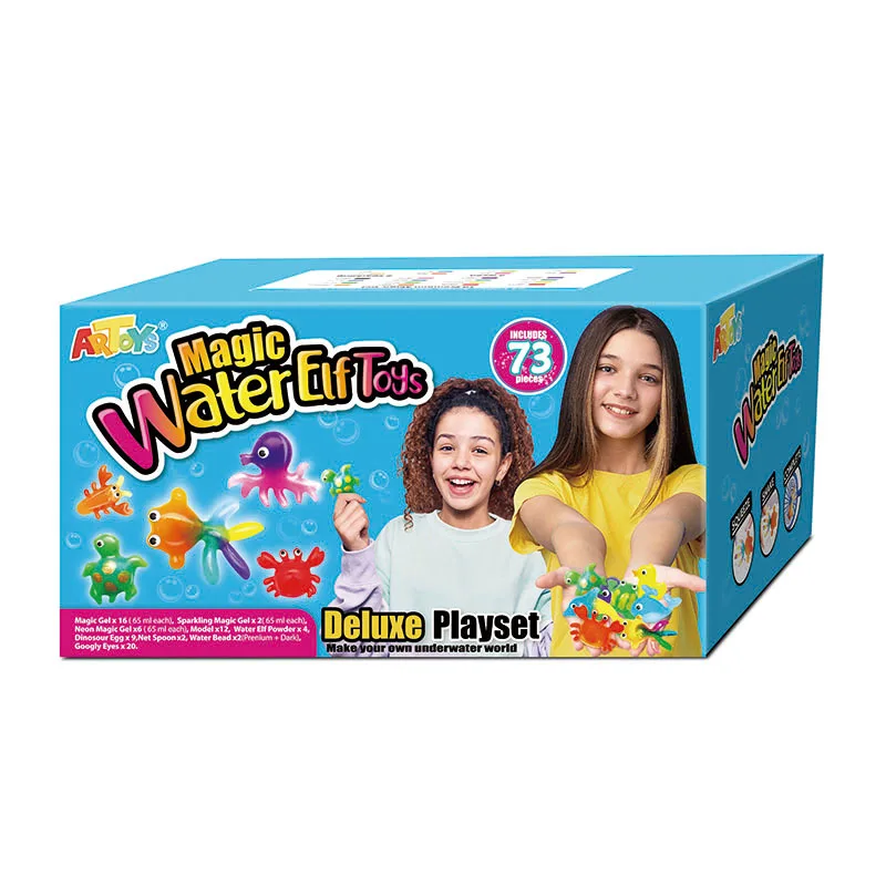 New animal aqua fairy toy change color kid magic water elf toy set with box