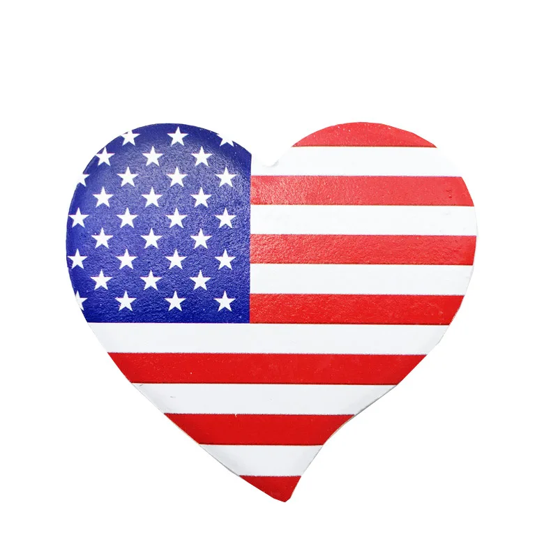 Wholesale of global flags tourism commemorative decorations craft gifts UV ceramic magnets refrigerator stickers bymanufacturers