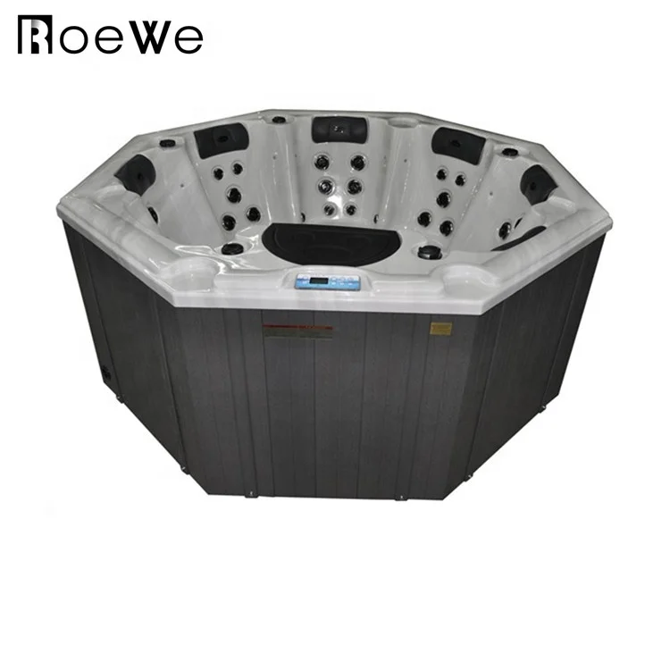 Brand Control System Outdoor Hydromassage Spa Tub Modern 6 Seats Pool whirlpool Bath Bathtub