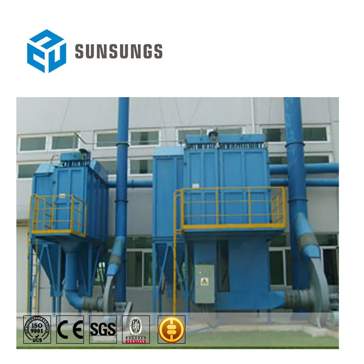 
Indutrisl Impulse Baghouse Filter Type Dust Collector For Boiler/Industrial Dust Extractors 