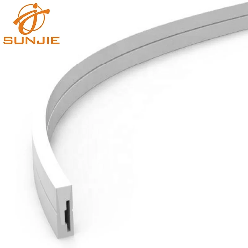 Silicone rubber profile for LED light, housing for strips