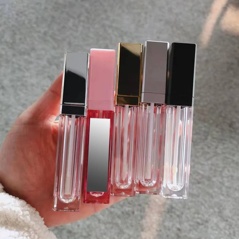 New Design Clear White Custom Lip Gloss Tubes Wholesale Round Lipgloss Tubes Lip Balm Container