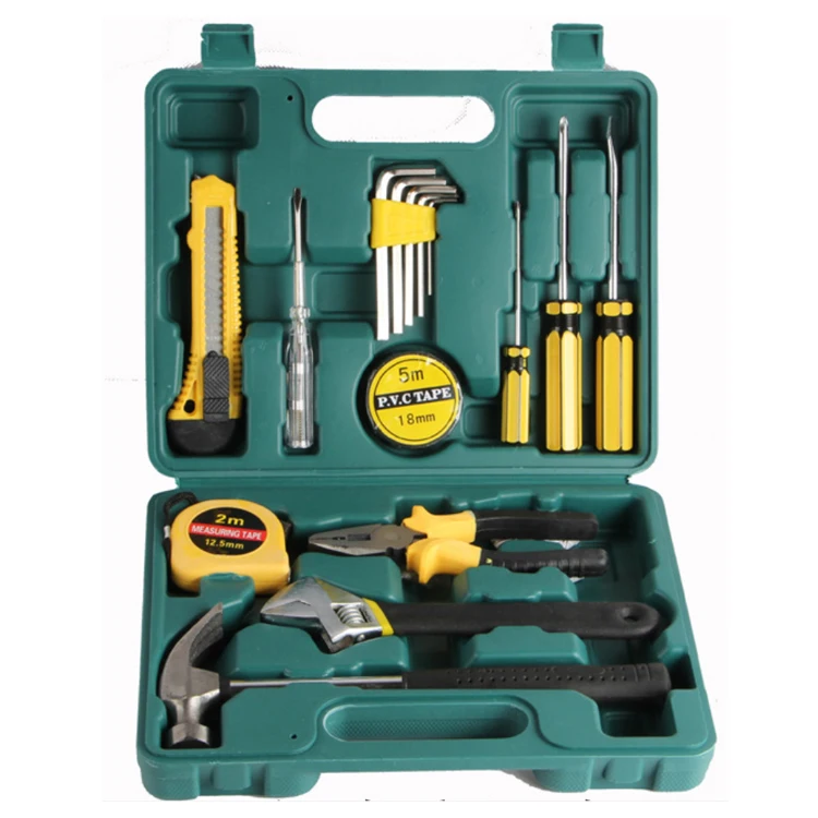 
16pcs Multifunctional Household emergency kit Car repair Measurement Maintenance tool kits 