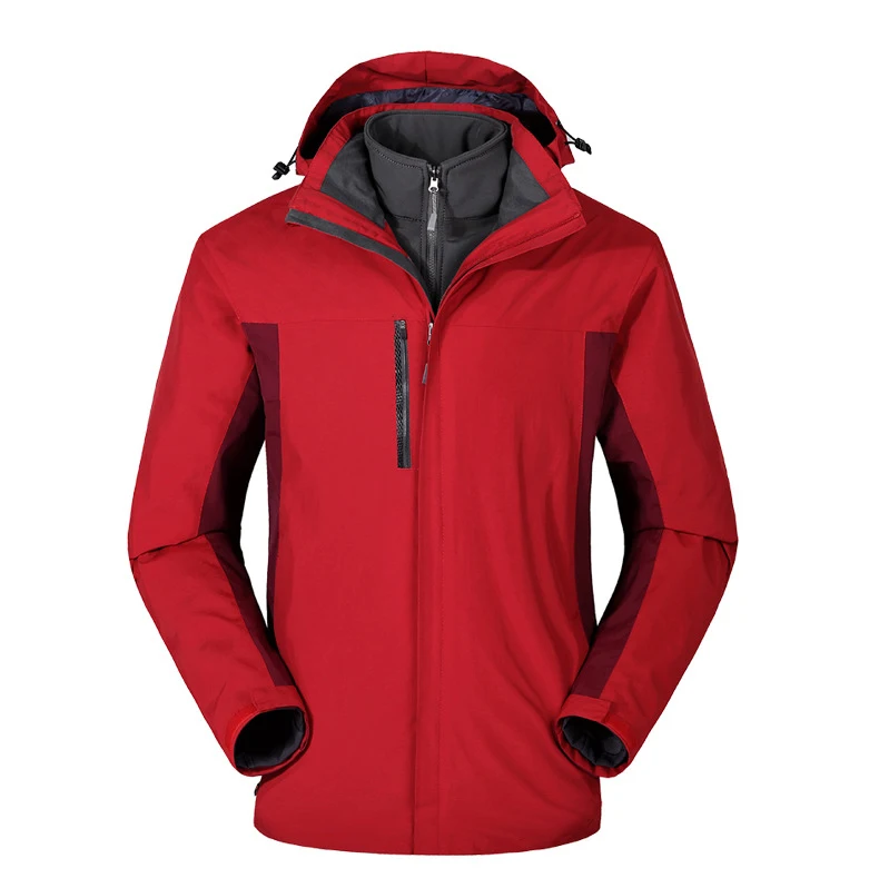 
2020 New arrival windproof outdoor wear two layer winter hiking outdoor jacket 