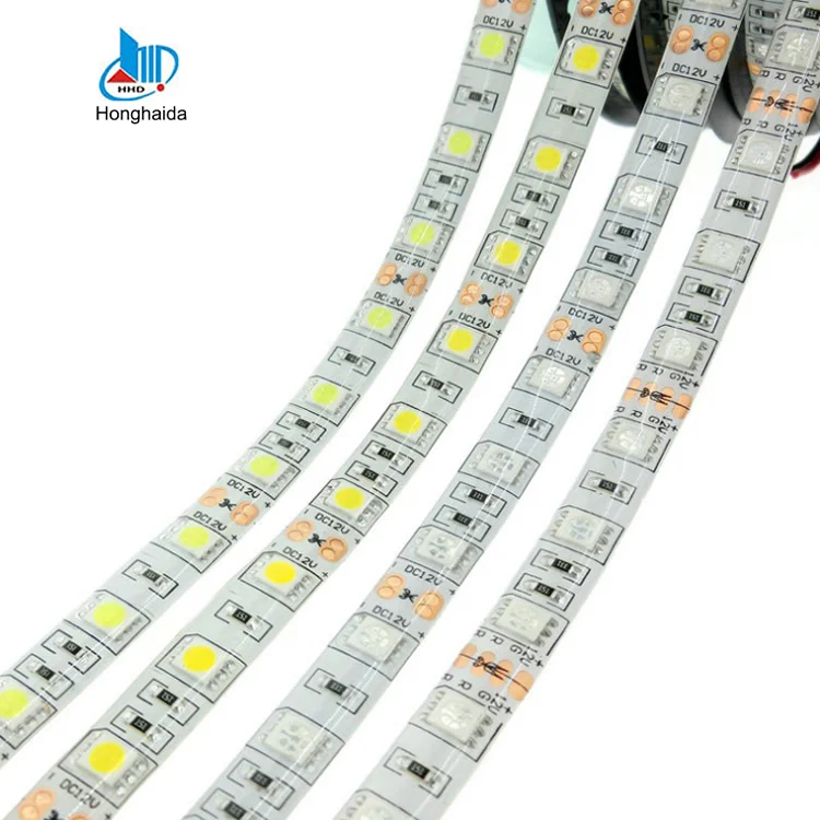 5m IP65 5050 smd 12v 24v outdoor flexible 5 meters white waterproof led strip light