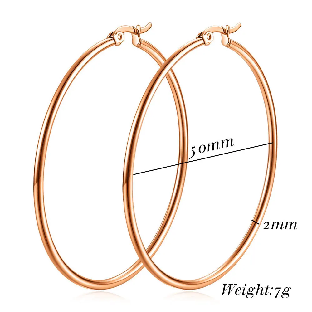 Classic Circle Huggie Hinged Hoop Earrings Wholesale Gold Plated Bali Large Circle Earrings Big Hoop Earrings For Women Jewelry