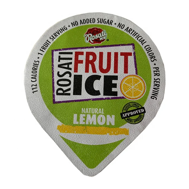 Food packing cup lid film/aluminum foil lid water ice sealing foil lid