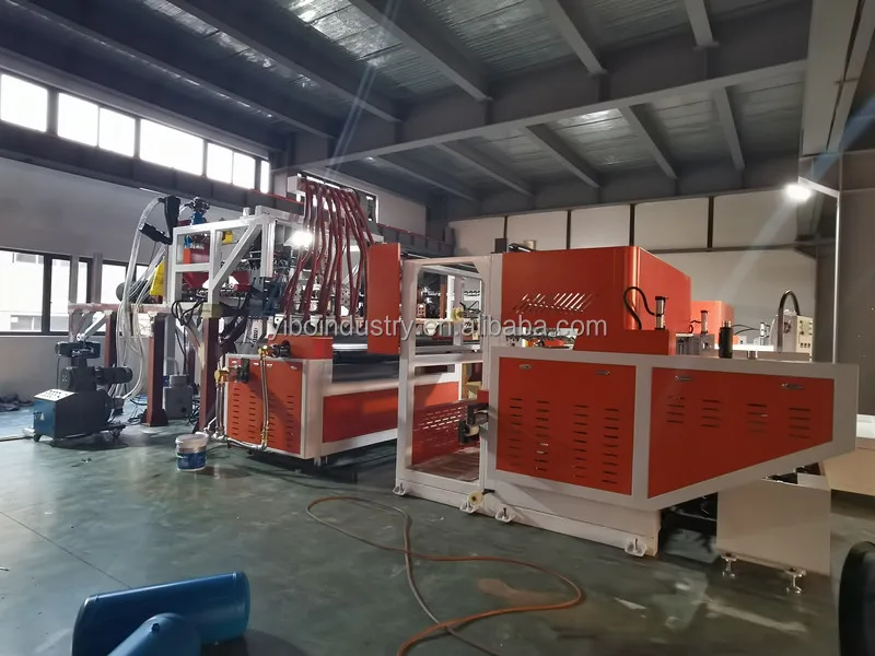 high speed pe extruder 3 layer lldpe jumbo roll stretch film machine