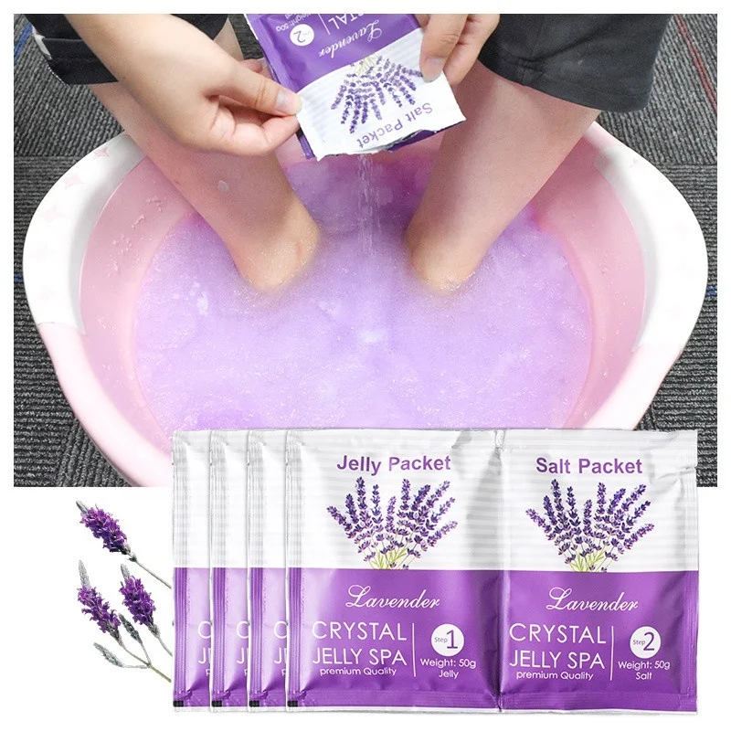 Manicure And Pedicure Supplies Crystal Jelly Spa Pedicure Gel Spa For Dry Cracked Feet